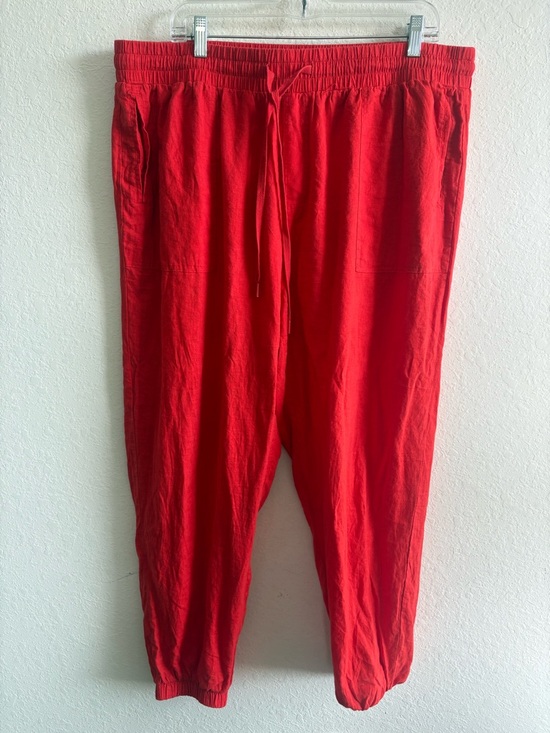 Universal Standard Pants - Universal Standard Coral Linen Blend Pants Medium Size 18-20